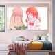 Karolan Lonely Rock Anime Poster zweidimensionaler Wandaufkleber Houtou yili Student Schlafsaal Dekorative Tapete Selbstklebende FY (PP) 1391 Breite 100 cm 60 cm