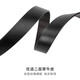 Dofinison belt for men, inner-wearing, automatic buckle, toothless leather belt, fashion trend business, young and middle-aged cowhide trouser belt, black 120CM