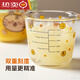 OUOETY玻璃汤碗汤杯 高硼硅耐热玻璃保鲜盒汤碗面碗饭盒家用密封早餐杯 500mlMCWA1047