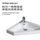 Triangular basin wash basin small apartment bathroom corner pedestal basin mini corner pedestal wash basin household A type pedestal basin + hot and cold complete set 26X26 cm