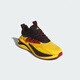 阿迪达斯 （adidas）男鞋AlphaBoost V2 新款复古休闲轻便透气减震运动休闲鞋男老爹鞋 黑黄IH3886 40