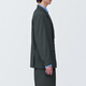 Muji (Muji) Herrenstrecke Doppelbrustjacke Herrenjacke Frühling und Herbststil Herrenanzug kleiner Anzug ad0v9a4s dunkelgrauer XL (180/104a)
