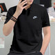 耐克（NIKE）短袖男装2025夏季新款运动服时尚透气POLO衫翻领T恤FN3895-063 FN3895-010黑色刺绣小标 S