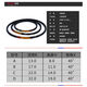 B型三角带全型号通用650-185农机三轮风机工业机械CDA齿形4974320 B-838Li