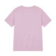 361 Degree Sports T-shirt Women's 2024 Summer New Regular Casual Top Round Neck Short T-shirt Light Smoked Purple L