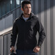 Dragon Tooth third generation Dragon Tooth Hidden Hua hooded jacket for men, comfortable and versatile casual jacket for business commuting, dark gray green 170/92A, height 168-173, weight 125-140