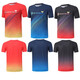 Mesa de jersey de mariposa tenis uniforme de tenis traje deportivo nuevo para hombres manga redonda de manga corta de manga rápida de secuestro