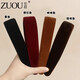 Zuoou black high skull headband female Korean Internet celebrity new Korean velvet hair bundle wide edge face-showing small headband hairpin black