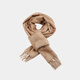 COACH brand direct supply same style tassel sheep wool scarf camel color CU807 Christmas gift for men and women