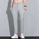 Lomon Lomon Lomon Lomon pinch pants for men slim fit, non-iron anti-wrinkle pants summer casual pants 2025 new style suit pants 9905 black nine-point 38 size recommended 170-185Jin [Jin equals 0.5 kg] All size