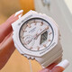 CASIO watch sports octagonal female G-SHOCK student sports electronic Japanese and Korean watch as a gift for your girlfriend Fantasy Nude Pink GMA-S2100-4A