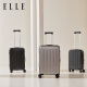 ELLE 24-inch fashionable suitcase graphite gray trolley case universal wheel password box women's zipper password box