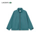 LACOSTE French crocodile men's fashion trend versatile basic casual zipper jacket | BH3767 IY4/Quiet Blue M 50 175
