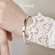 GsunG platinum bracelet for women PT950 fish scale bracelet new platinum chaise bracelet fashionable and shiny for men and women PT950 bracelet 12 grams or so pre-ordered