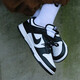 Chaussures de basket-ball Nike Nike Chaussures masculines 2025 Summer New Air Jordan 1 Aj1 Board Chaussures Retro Casual Sneakers DD1391-100 Panda Black and White Dunk 42.5