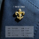 Jun Kiss High-End-Männer Brosche High-End-Luxus-Luxus-Luxus-Kragen Pin Business-Anzug Accessoires Pin Brosche Abzeichen Iris Manschettenknöpfe (1 Paar schwimmender Geschenkbox)
