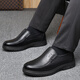 
Classic Car (WECKER) autumn and winter cowhide men's shoes for middle-aged and elderly daddy leather shoes for men soft leather round toe cover feet non-slip casual leather shoes for men plus velvet LYC9901M black [add fleece to keep warm] 38