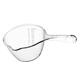 Made in Tokyo, kitchen water ladle, deepened and thickened, long handle, household plastic, transparent with mouth scale, 1L*1 only