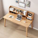 Gongding living room all solid wood desk oak computer table home bedroom simple desk study table drawer table writing table simple single table 60*40*75