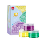 Deli 3 Tasse Kristall Schlamm handgefertigt DIY Plasticin Ton Lehm Lehm Unzipe Spielzeug Schleimblasen Schlammfarbe Schlamm Jungen und Mädchen Graduierung Kindertag Briefpapier Geburtstag Geschenk