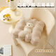 Yingzhuer Promotion Thick Cushion Chair Cushion Butt Cushion Autumn and Winter Student Classroom Office Stool Butt Cushion Soft Floor Blindfolded Bear Beige Thickened Soft Cushion Double-sided Velvet 42*42cm