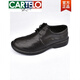 CARTELO high-end business low-cut round-toe casual leather shoes 2025 new men's shoes youth lace-up genuine leather cowhide small leather shoes for men black 42