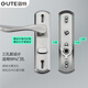 Puerta de baño Gute Barrazo de la puerta del dormitorio de interior Puerta de baño sin llave Baño de baño Baño Puerta Color cepillado Estilo universal