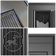 Yaodun Klasse A Security Door, Super große Belüftetür, Mitteltür, geschnitzte geschnitzte Fenster mit Aluminium gegossen