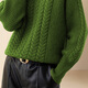 Difelige European и American Fashion Lazy Style Sweater для женщин 2024 Новый зимний повседневный универсальный свитер Цвет 3XL 3XL