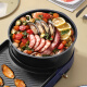 ORB Enjoy - Grilled and Shabu-Shabu Integrated Pot ORB-459 Aluminum Alloy 1600w Hot Pot Baking Pan Can Be Separately Controlled Blue 3L