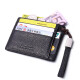 Bostenton card holder, business card holder, first-layer cowhide, men's driver's license holster, bank card holder, wallet