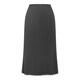 DZZIT celebrity style ground skirt winter retro commuting versatile high-intelligence straight skirt for women medium gray S