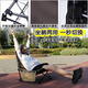 Je voyage en extérieur chaise de terrasse portable de la plage de plage de plage de camping chaise de pêche à la sieste assise et couchée. Camouflage Solid a mis à niveau [pas d'installation] Modèle épaissis