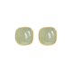 Yin Muchi Sugar Cube Hetian Jade Earrings 2025 New High-end Earrings for Women Authentic Ice Earrings Birthday Gifts for Women E3038 Sugar Cube Hetian Jade Earrings