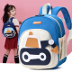 Kindergarten Small School Schoolbag Boy de 3 años Cartoon Baby Motchpack niña linda mochila de niños de 2 años 866 Nanny Blue