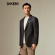 Dikeni [100% en laine] Nouveau automne à la veste d'affaires facile à maintenir de haute qualité pour le charbon de bois profond gris 165 / 88a