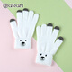 Glovos GGN para mujeres Guantes de lana de peluche en espesas de invierno
