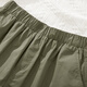 
Her pool elastic waist casual pants 2025 autumn clothes new women's nine-point harem pants