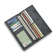 WILLIAMPOLO Paul Wallet Men's Long Multi-Card Card Bag Simple Trendy Brand Ultra-Thin Wallet Khaki Long Style Long
