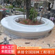 XMSJ Fibre-verre Piscine Piscine Sage de banc extérieur Mall Meichen Leisure PARK PARK SQUAGE POT ROND POT LED DE FLOORT DE FLORM 14070