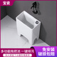 Porcelain mop pool narrow small home balcony bathroom tall mop basin small flat long mop pool ceramic mop pool 3521+ Taiwan controlled drain