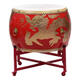Shendu Tangyun Cowhide Drum Big Drum Power Gong Drum Dance Dragon Drum Drum Yangko Drum для взрослых детей барабан китайский красный барабан 24-дюймовый барабан драконов + барабан + барабанная палка Трехцветный квадратный шарф