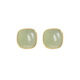 Yin Muchi Sugar Cube Hetian Jade Earrings 2025 New High-end Earrings for Women Authentic Ice Earrings Birthday Gifts for Women E3038 Sugar Cube Hetian Jade Earrings