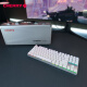 CHERRY Cherry Keyboard MX8.2 Wireless Keyboard Three-mode Mechanical Keyboard Bluetooth Keyboard Gaming Keyboard Office Keyboard 87 Keyboard RGB Color Light Aluminum Alloy Keyboard Pink Tea Roller