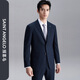 Angel Bird Business Suit (Top) Flat Lapel Straight Wool Suit Men's EBB233033U Blue Green 46B