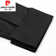 Pier Cardin French Shirt Shirt à manches longues pour hommes à manches longues Black Elastic Non-Scalding et Anti-Wrinkes Business Formal Dress Trend W026-1 Gold Cuffe Links 40
