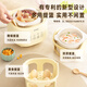 Tianji (TONZE) Tianji Electric Stew Pot, Electric Stew Cup, Soup Pot, Waterproof Stew Cup, Electric Steamer, Stew Pot, Quick Stew Pot, Healthy Bird's Nest Stew Cup, 1L Single Pot | Micro Pressure Waterproof Stew | Anti-scalding Basket