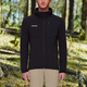 Mammoth (MAMMUT) Madris Light Men's Windproof and Water-Resistant Lightweight Breathable Mid-layer Fleece Jacket 0001-Black (Mixed New and Old Styles) M