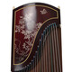 Dunhuang Marke Guzheng 698 Serie Broadleaf Yellow Sandelholz Performance -Bewertung Guzheng Shanghai Folk Musical Instrument Factory 1 698t Pfingstrose Bild