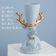 
Biyunlu storage decoration ornaments home accessories flower appliance storage rack jewelry rack pen holder girls gift new house ornaments QM026 light blue Lu Xiansen (15916cm)